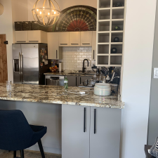 Kitchen Cabinet Transformation in Loft in Winnipeg 1